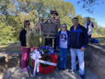 Oct 21 -with fellow descendants unveiling a new bronze plaque honoring Nancy Ward as a Revoltionary War Patriot on the 250th Anniversary of the Birth of our Nation